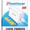Kayroo 44W Flash Charger with Fast Charging Support | High Speed Mobile Charger | Compatible with Android Smartphones | White